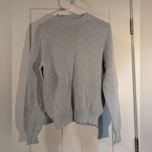 Cozy Light Blue Vintage Sweater